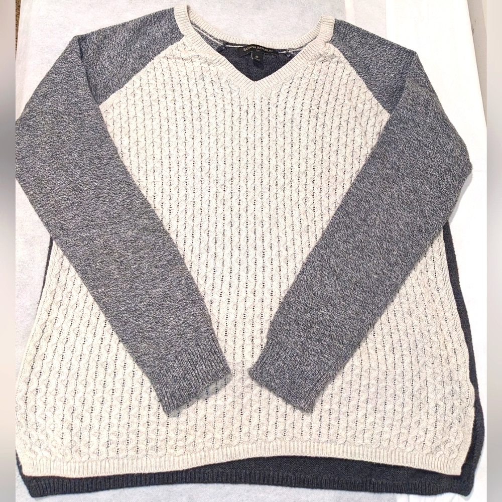 Banana Republic Women's Cable Knit Pullover Sweater
